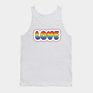 Rainbow LOVE Tank Top